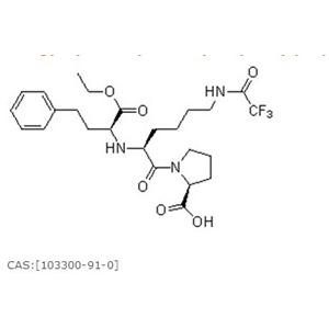 N2-[(1S)-乙氧羰基-3-苯丙基]-N6-三氟乙酰基-L-賴氨酸-L-脯氨酸——賴諾普利中間體