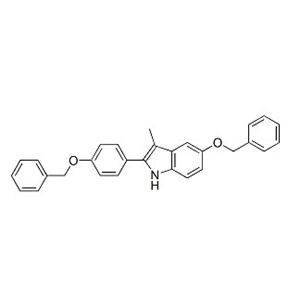 醋酸巴多昔芬中間體1;3-甲基-5-芐氧基-2-(4-芐氧基苯基)-1H-吲哚