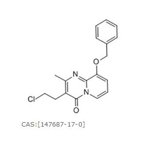 3-(2-氯乙基)-2-甲基-9-芐氧基-4H-吡啶并[1,2A]嘧啶-4-酮