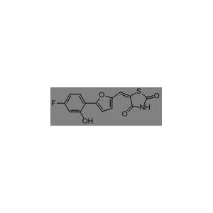 5-[[5-(4-氟-2-羥基苯基)-2-呋喃基]亞甲基]-2,4-噻唑烷二酮