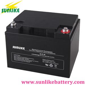 Rechargeable Deep Cycle UPS Battery 12V50ah for Energy Storage