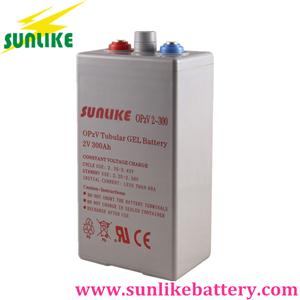 Long Life 2V300ah Deep Cycle Opzv Gel Battery for Solar