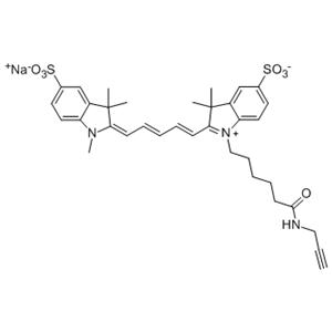 Sulfo-Cyanine5 alkyne，Sulfo-Cy5 alkyne