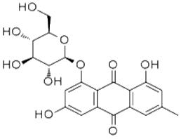 大黃素-8-β-D-吡喃葡萄糖苷