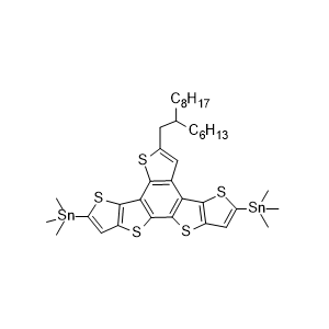 OC1163, 	 (5-(2-Hexyldecyl)benzo[1,2-b:3,4-b':6,5-b'']trithiophene-2,8-diyl)bis(trimethylstannane)