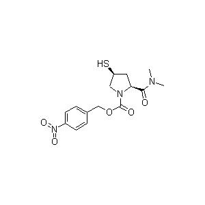 (2S,4S)-2-(二甲基氨基甲酰)-4-巰基-1-(對硝基芐氧基甲酰)-1-吡咯烷