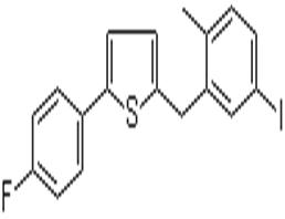 2-(4-氟苯基)-5-[(5-碘-2-甲基苯基)甲基]噻吩