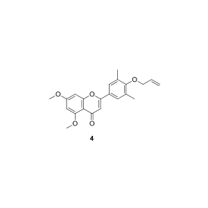 2-(4-(Allyloxy)-3,5-dimethylphenyl)-5,7-dimethoxy-4H-chromen-4-one