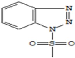1-甲磺酰苯并三唑