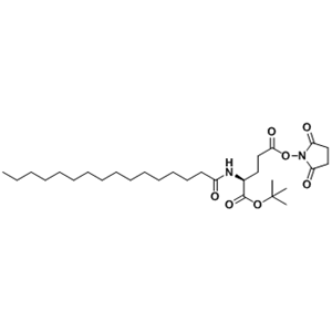 Nα-棕櫚?；?L-谷氨酸-γ-琥珀酰亞胺基-A-叔丁酯