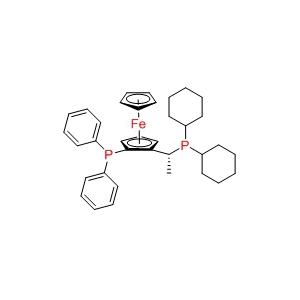 (R)-(-)-1-[(S)-2-二苯基磷]二茂鐵乙基二環(huán)己基磷