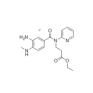 3-[(3-氨基-4-甲基氨基苯甲酰)吡啶-2-基氨基]丙酸乙酯