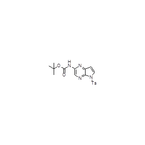 5-甲苯磺?；?5H-吡咯并[2,3-B]吡嗪-2-胺基甲酸叔丁酯