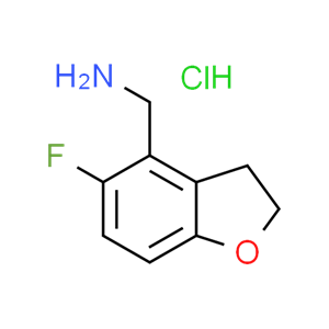 (5-fluoro-2,3-dihydrobenzofuran-4-yl)methanamine hydrochloride