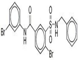 4-溴-N-(4-溴苯基)-3-[[(苯基甲基)氨基]磺?；鵠苯甲酰胺