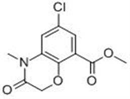 6-氯-3,4-二氫-4-甲基-3-氧代-2H-1,4-苯并惡嗪-8-羧酸甲酯