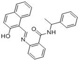 2-[[(2-羥基-1-萘基)亞甲基]氨基]-N-(1-苯基乙基)苯甲酰胺