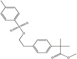 甲基-2-甲基-2-（4-2-對(duì)甲苯磺酰氧基乙基苯基異丙酯