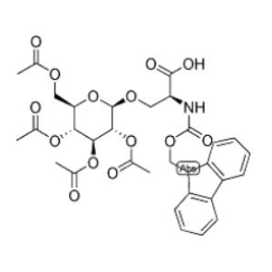 蛋白質(zhì)糖基化試劑：葡萄糖絲氨酸，F(xiàn)moc-L-Ser(beta-D-Glc(Ac)4)-OH