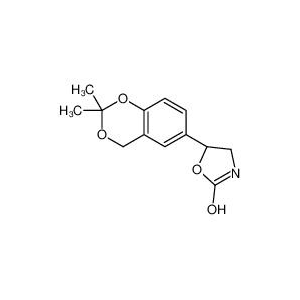 (5R)-5-(2,2-二甲基-4H-1,3-苯并二氧雜環(huán)己-6-基)-1,3-惡唑烷-2-酮