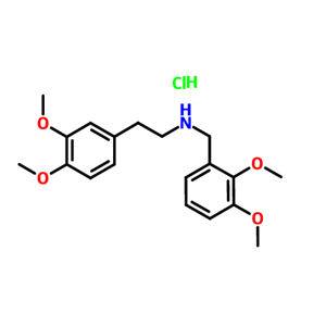 N-2,3-二甲氧基芐基-3,4-二甲氧基苯乙胺鹽酸鹽