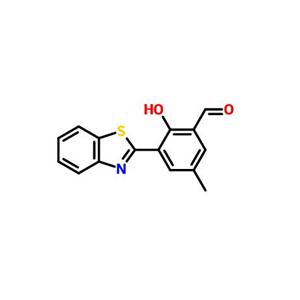 5-甲基-3-(2-苯并噻唑基)-2-羥基苯甲醛