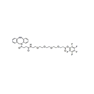 二苯并環(huán)辛烯-四聚乙二醇-五氟苯酚，DBCO-PEG4-PFP ester