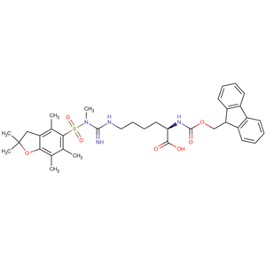 Fmoc-D-高精氨酸(甲基,磺?；?-OH