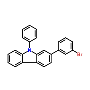 2-(3-溴苯基)-9-苯基咔唑