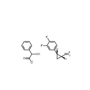 (1R,2S)-2-(3,4-二氟苯基)環(huán)丙胺 (R)-扁桃酸鹽