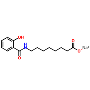 8-(2-羥基苯甲酰胺基)辛酸鈉