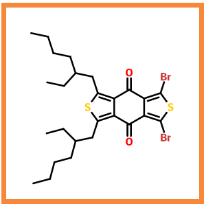 1,3-二溴-5,7-雙(2-乙基己基)苯并[1,2-C:4,5-C']二噻吩-4,8-二酮