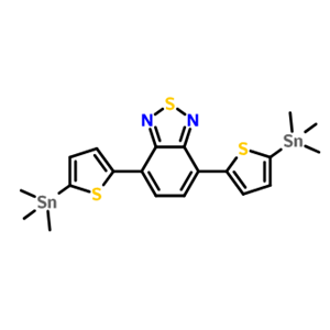 4,7-二(5-三甲基錫噻吩基-2-)-2,1,3-苯并噻二唑
