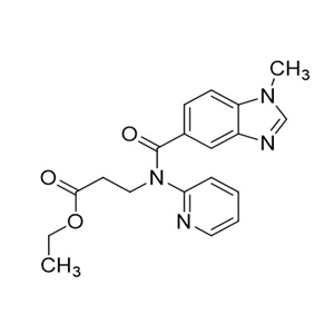 3-(1-甲基-2-氧-N-(吡啶-2-基)-2,3-二氫-1H -苯并咪唑-5-甲酰胺基)丙酸乙酯