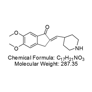 5,6-二甲氧基-2-(4-哌啶基)亞甲基-1-茚酮