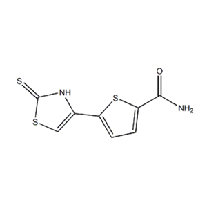 2-甲酰胺-5-(2-巰基-1,3-噻唑-4-基)-噻吩