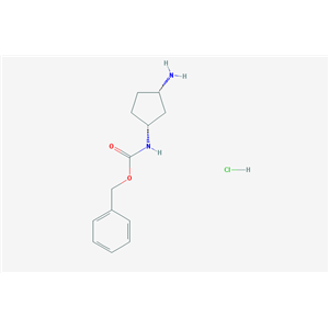 Benzyl N-[(1R,3S)-3-aminocyclopentyl]-carbamate hydrochloride