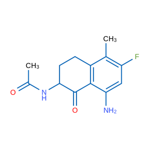 N-(8-氨基-6-氟-5-甲基-1-氧代-1,2,3,4-四氫萘-2-基)乙酰胺