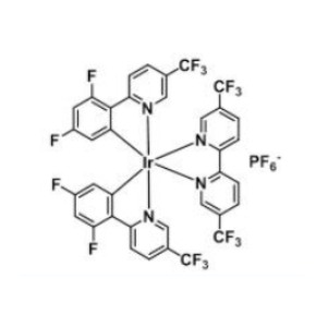 (Ir[dF(CF3)ppy]2(5,5'-CF3bpy))PF6，[5,5'-雙(三氟甲基)-2,2'-聯(lián)吡啶-κN,κN]雙[3,5-二氟-2-[5-(三氟甲基)-2-吡啶基-κN]苯基]銥六氟磷