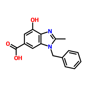 1-芐基-4-羥基-2-甲基-1H-苯并咪唑-6-羧酸