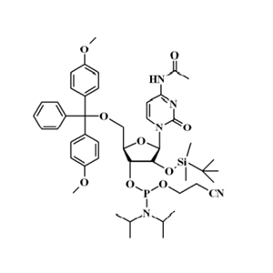 N-乙?；?5'-O-(4,4-二甲氧基三苯甲基)-2'-O-[(叔丁基)二甲基硅基]胞苷-3'-(2-氰基乙基-N,N-二異丙基)亞磷酰胺