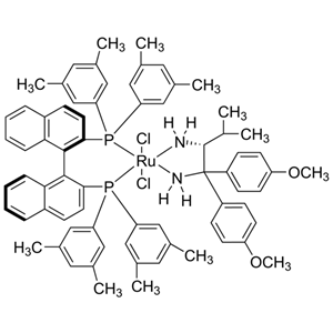 氯{-(+)-2,2'-雙[二(3,5-二甲苯基)磷]-1,1'-聯萘}[(2R)-(-)-1,1-雙(4-甲氧苯基)-3-甲基-1,2-丁基二胺基]釕(II)