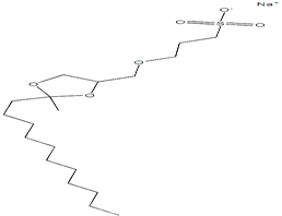 sodium 3-[(2-methyl-2-undecyl-1,3-dioxolan-4-yl)methoxy]-1-propanesulfonate