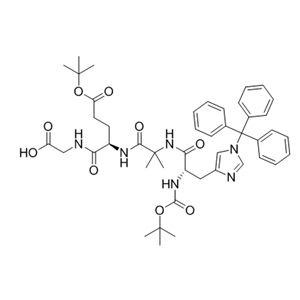 Boc-His(trt)-Aib-Glu(OtBu)-Gly-OH