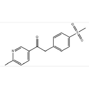 2-（4-甲磺?；交?1-（6-甲基吡啶-3-基）-乙酮