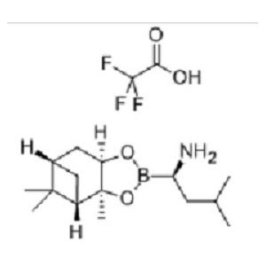 (aR,3aS,4S,6S,7aR)-六氫-3a,8,8-三甲基-alpha-(2-甲基丙基)-4,6-甲橋-1,3,2-苯并二氧硼烷-2-甲胺 2,2,2-三氟乙酸鹽