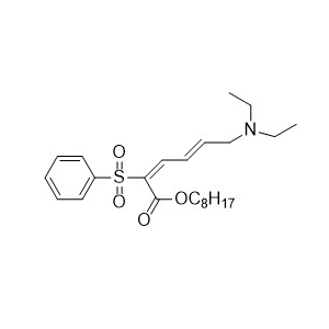 5-N，N-二乙基氨基-2-苯基磺?；?2,4-戊二烯酸辛酯