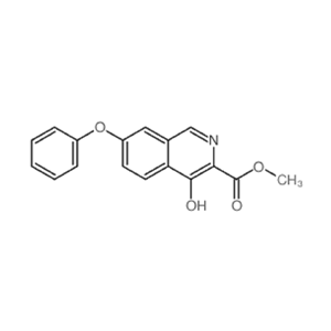 4-羥基-7-苯氧基-3-異喹啉羧酸甲酯