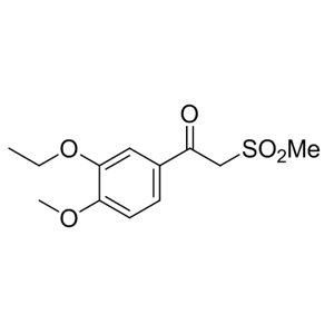 1-(3-乙氧基-4-甲氧基苯基)-2-(甲磺?；?乙酮