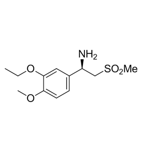 中文名稱	(R)-1-(3-乙氧基-4-甲氧基苯基)-(甲磺?；?乙胺 英文名稱	(R)-1-(3-Ethoxy-4-Methoxyphenyl)-2-(Methylsulfonyl)ethylaMi